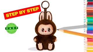How to Draw This Cute LABUBU Step by Step