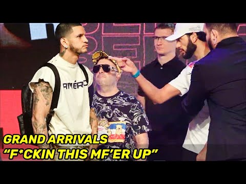 HEATED! Edgar Berlanga vs Hamzah Sheeraz GRAND ARRIVALS • “F*CKIN THIS MF’ER UP” | #RingIII