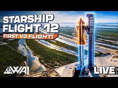 LIVE: SpaceX Starship Flight 12 from Starbase, TX - LAUNCH STREAM (scrub)