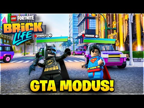 WANNABE und BYREPAZ spielen den NEUEN GTA MODUS in LEGO FORTNITE! 😱😍 LEGO Fortnite Brick Life