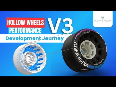 Hollow Wheels Performance V3 - Development Journey #electricskateboarding