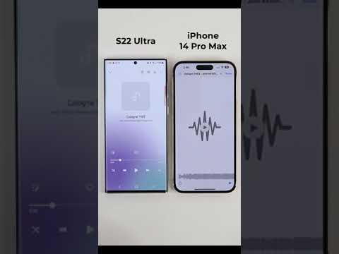 Samsung Galaxy S22 Ultra vs iPhone 14 Pro Max - Speaker Quality Comparison