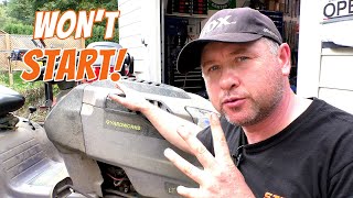This Lawn Tractor Won't Start - Here's How TO Fix It!