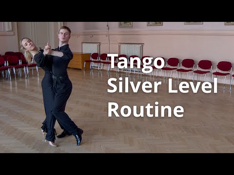 Tango Silver Level Choreography | Natural Twist Turn to Closed Position, Back Corte