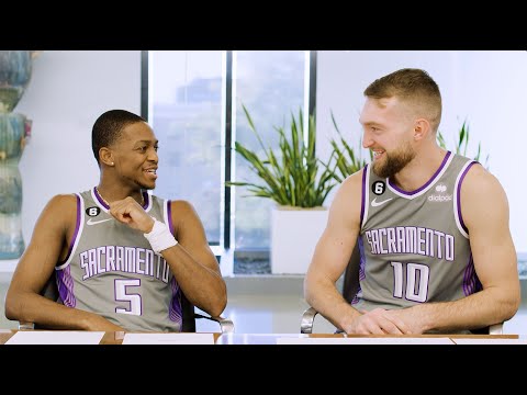 Did Fox and Sabonis Invent the Kings Victory Beam? | All-Star 2023 video clip