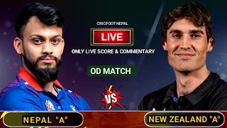 Nepal A vs New Zealand A Cricket Live Scores & Commentary | Oneday Match | Cricfoot Nepal