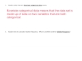 Relative Frequency and Bivariate Data