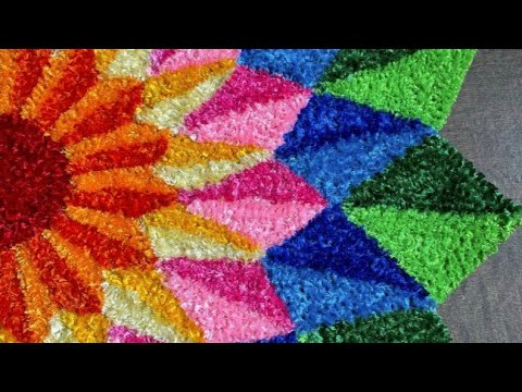 Rangoli design, Yarn Rangoli making, Festivals of india, Rangoli Diwali 2024