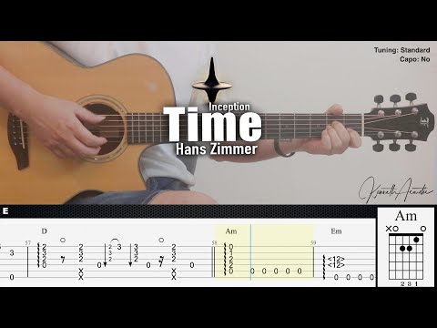 Time (Inception) - Hans Zimmer | Fingerstyle Guitar | TAB + Chords + Lyrics