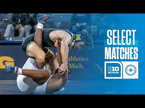 Virginia at Michigan | SELECT MATCHES | Big Ten Wrestling | 11/23/2025