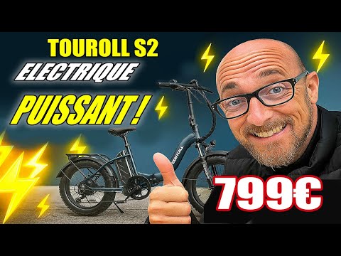 je test un vélo électrique fat bike puissant et pliant à seulement 799€ le touroll S2 ! top ou pas ?