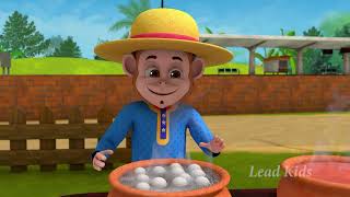 Hindi Bandar Mama Rhyme | बंदर मामा पहन पजामा | Hindi Rhymes For Children | Balgeet
