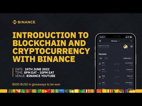 Introduction to Blockchain and Cryptocurrency with BINANCE