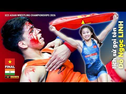 🔥💥🏅 Chấn Động Lịch Sử ĐỖ NGỌC LINH (VIE) Lần Đầu Tiên Đạt HCV Vô Địch Vật U23 Châu Á, Đà Nẵng 2026.