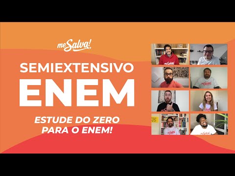 Estude do ZERO para o ENEM com o SEMIEXTENSIVO do Me Salva! ⏰