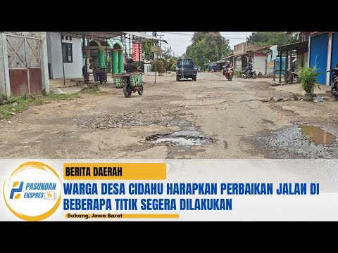 Warga Desa Cidahu Harapkan Perbaikan Jalan di Beberapa Titik Segera Dilakukan