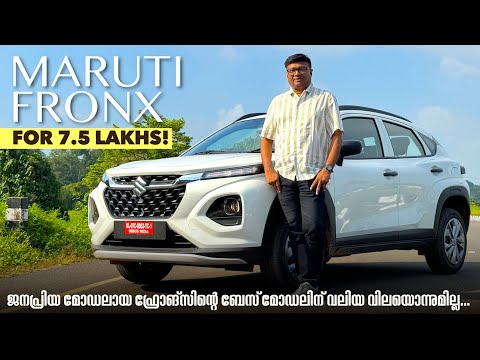 Base model of Maruti Fronx is available for 7.5Lakhs,Ex Showroom,with not -so-bad features|TestDrive