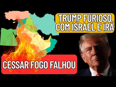 INFORMAÇÕES URGENTE APÓS CESSAR FOGO FALHAR! ‐ IARAEL x IRÃ #trump