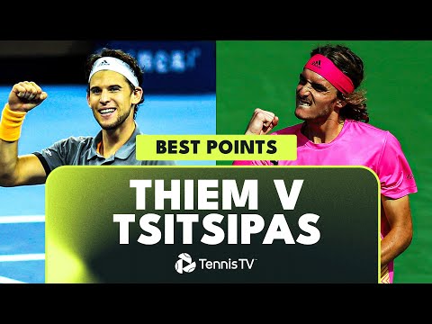 The BEST Dominic Thiem vs Stefanos Tsitsipas ATP Points So Far 🤩