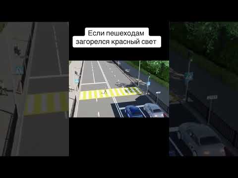 Если пешеходам загорелся красный свет