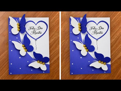 💙Tarjeta para el Día del Maestro hecha a mano💙Especial 6 de julio 💙 teacher's day card