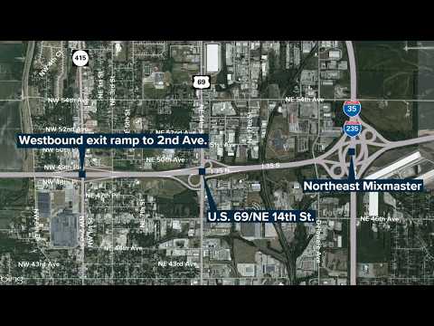 Some westbound ramps for 80/35 to close overnight