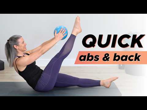 Abs & Back Pilates with a Ball