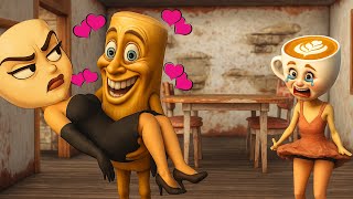 Ballerina Cappuccina Sad Love Story With Tung Tung Sahur Udin Din Din Dun! New BRAINROT Animation