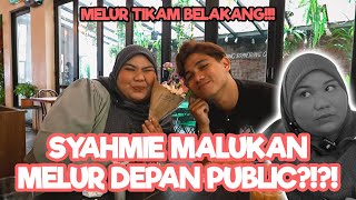 MELUR CUBA BURUKKAN SYAHMIE DEPAN CLIENT??? SYAHMIE MENGAMUK DEPAN ORANG RAMAI!!!