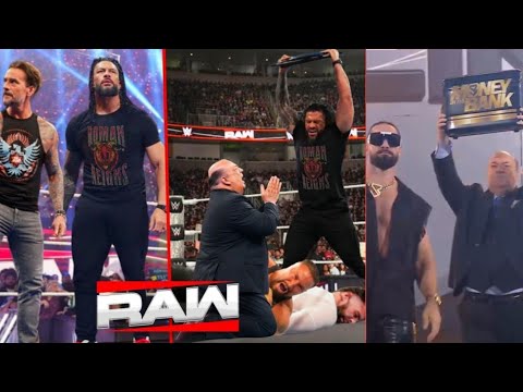 Seth Rollins In Big Problem, Monday Night Raw Full Highlights.