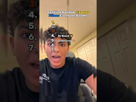 Ranking Random Famous Filters Everyone Knows! 📱😆