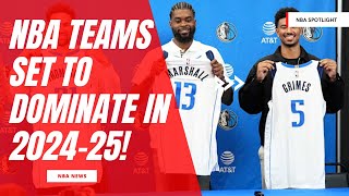 2024-25 NBA Predicting the Biggest Breakout Teams of the Season!