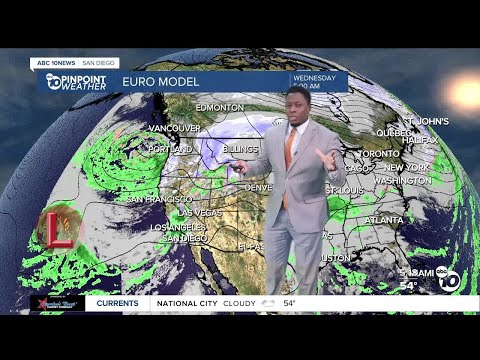 ABC 10News Pinpoint Weather with Moses Small: Rain picking up tomorrow, Friday