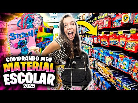 MATERIAL ESCOLAR 2025 : DO BÁSICO AO MAIS INCRÍVEL! *Emanueli se encantou * #materialescolar