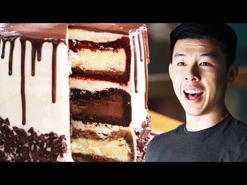 The Ultimate Triple-Decker Cheesecake Tower: Behind Tasty