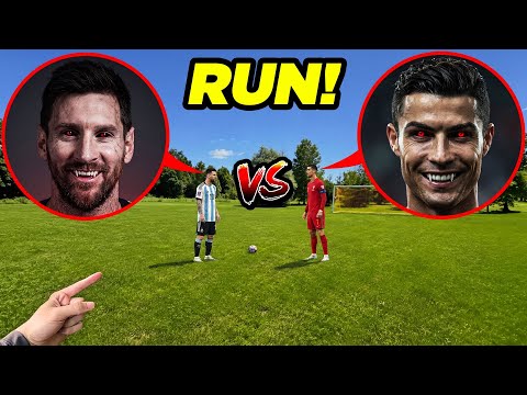 IF YOU SEE EVIL RONALDO & MESSI AT THE FIFA WORLD CUP IN REAL LIFE… RUN!