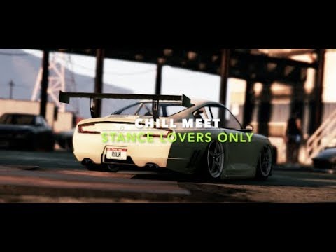 GTA 5 Small Chill Meet | Stance Lovers Only | Stance Meet | GTA V Rockstar Editor Ps4