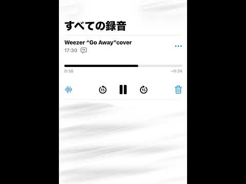 Weezer『Go Away』cover 　＃Shorts　 #弾き語り #歌ってみた #cover　＃Japanese