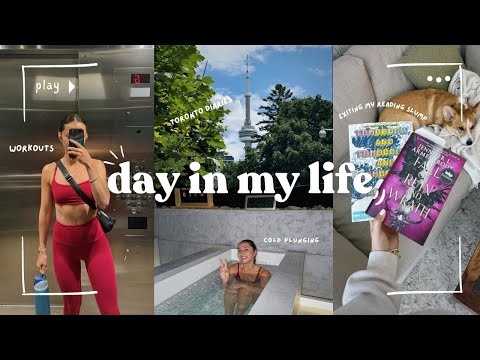 PRODUCTIVE VLOG | toronto diaries, cold plunging, workouts + exiting my reading slump !!!!