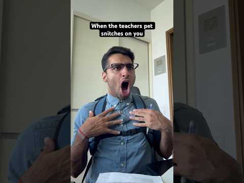 This is why everyone hates them ๐ #teacher #students #school #class #funny #comedy #skit