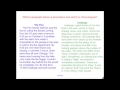 Exploring Description Text Structure