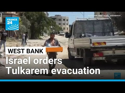 YouTube video thumbnail: Israel Orders Evacuation of West Bank’s Tulkarem