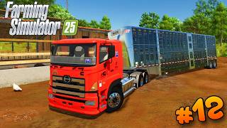 COMPRAMOS EL GANADO PARA LA FINCA Y GANAMOS MUCHO DINERO  | CAP 12 |  FARMING SIMULATOR 2025