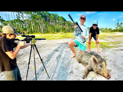 Wild Hogs, Mud Crabs, a ALL NEW CAMP and Wild Black Berry Cobbler (Catch and Cook)