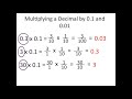 Decimal Representation and Multiplication