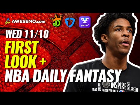 NBA Daily Fantasy First Look 11/10/21 | Slate Starter Podcast