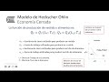 Relaciones en Modelos Económicos