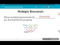 Mastering Multiplying Binomials and Factoring Trinomials