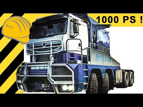1000 PS Monster LKW | Mitfahrt im Tractomas ROAD TRAIN Truck!