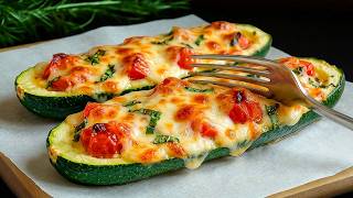 Sommerliches Abendessen mit nur 2 Zucchini! Ein fantastisches Rezept, nach dem alle Nachbarn fragen.